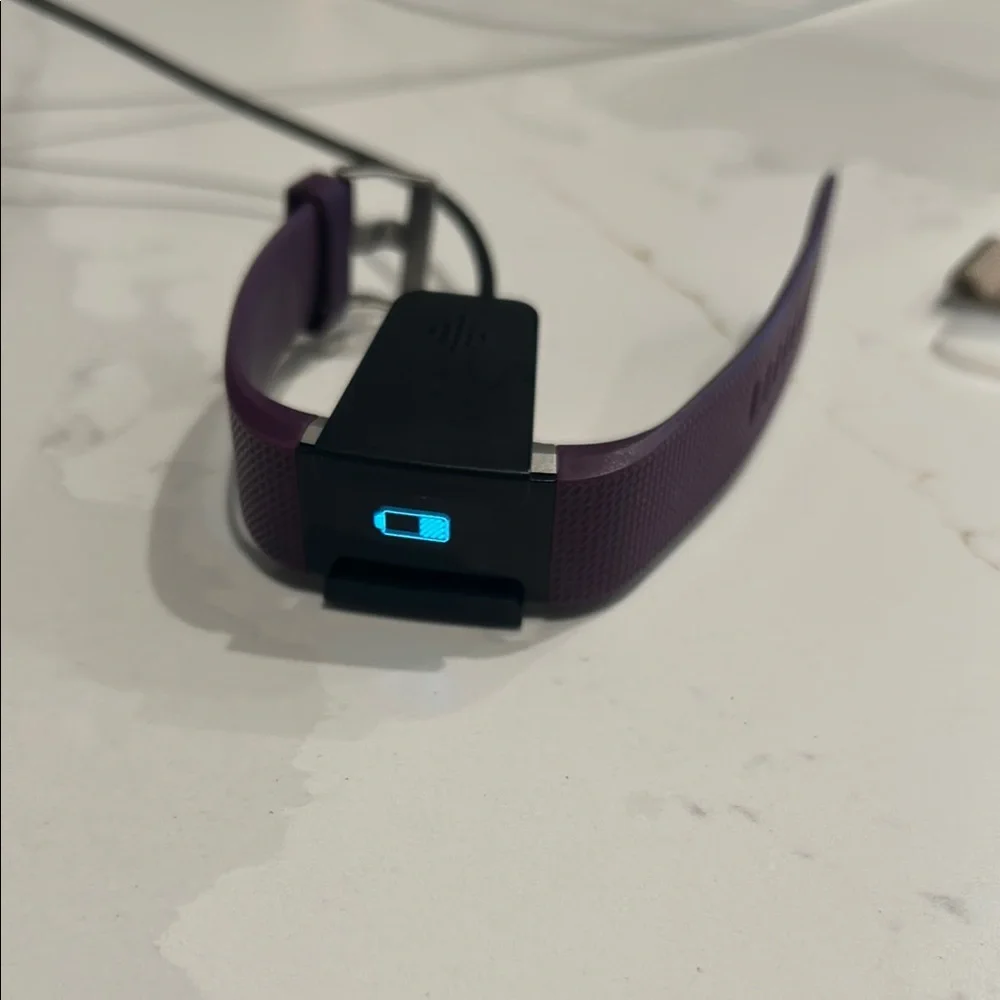 Fitbit Purple Smartwatch with Textured Band